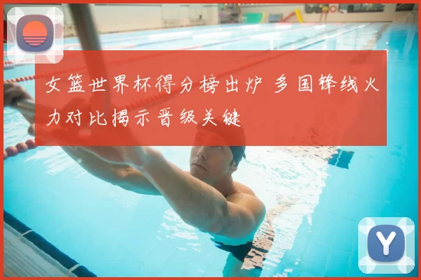 女篮世界杯得分榜出炉 多国锋线火力对比揭示晋级关键